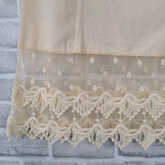 Kathleen Kirkwood Layering Tank Lace Dress Extender Romantic Fairycore Small - Picture 3 of 8